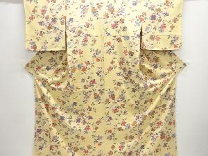 橘模様小紋着物